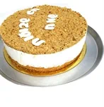 עוגת גבינה קרה עם פירורים